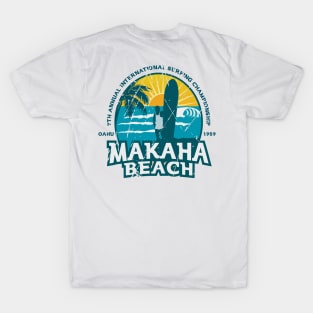 HI-50 Vintage Makaha Beach Surfing Championship T-Shirt